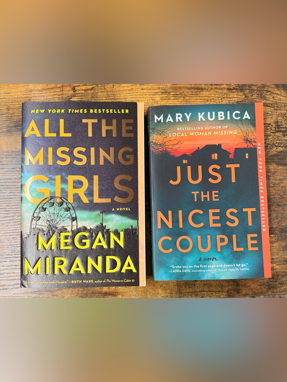 Just the Nice Couple & All the Missing Girls - Teal and Black Book Set